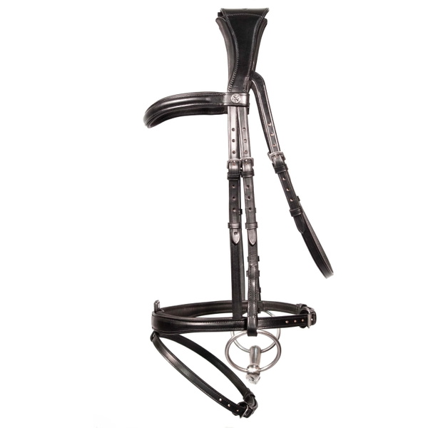 Henry James Flash Bridle HP-D1HJ COB BLACK / NB-6HJ-COB- BLACK / CS-1HJ-COB- BLACK / BB-2HJ-COB- BLACK - Black